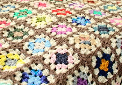 The Amazing Technicolor Crochet Afghan