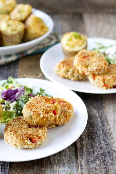 Caesar Salmon Patties