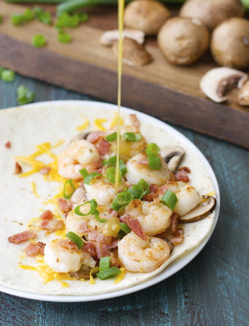 Copycat Alice Springs Shrimp Quesadilla