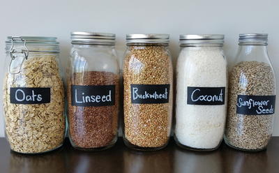 Chalk Paint Pantry Jars