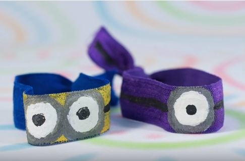 How to Make Minion Ponytail Hair Ties