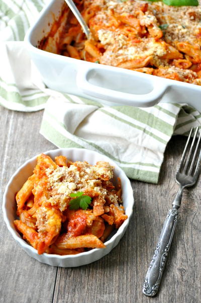 Dump-and-Bake Skinny Chicken Parm Dump-and-Bake Skinny Chicken Parm