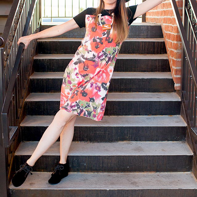 Two-Toned Shift Dress Pattern Two-Toned Shift Dress Pattern