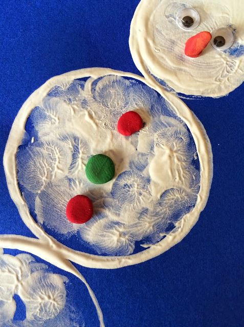 Winter Snowman Paint Print Winter Snowman Paint Print