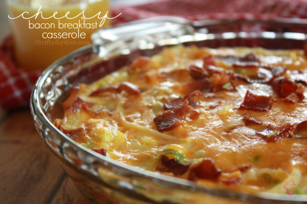 Bacon, Egg, Cheese and Hashbrown Breakfast Casserole