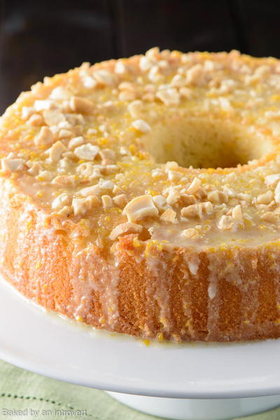 Dreamy Orange Glazed Chiffon Cake Orange Glazed Chiffon Cake