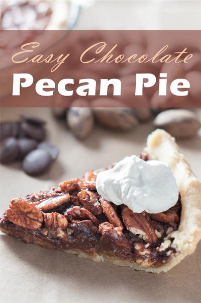 Dark Chocolate Pecan Pie Dark Chocolate Pecan Pie