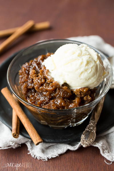 Slow Cooker Gingerbread Cake Slow Cooker Gingerbread Pudding Cake
