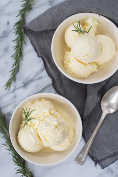 Easy Rosemary Ice Cream Rosemary Ice Cream