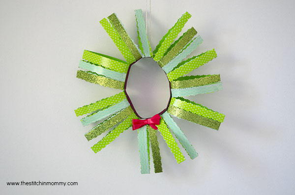 Paper Christmas Wreath Paper Christmas Wreath