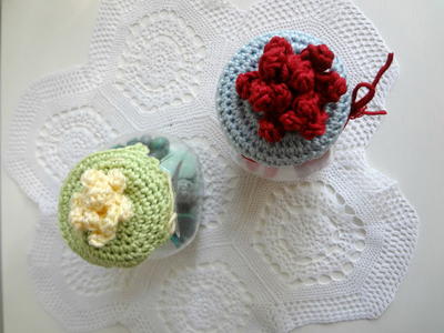 Quick Crochet Jar Lid Cover AllFreeCrochet.com