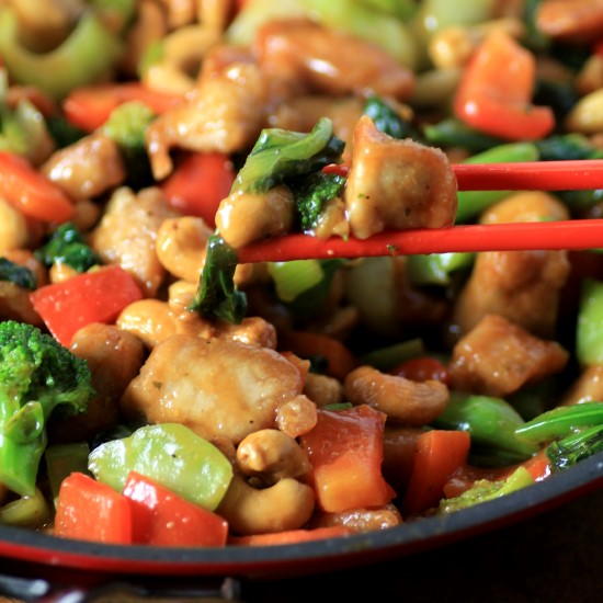 Asian Skillet Chicken and Veggie Stir Fry