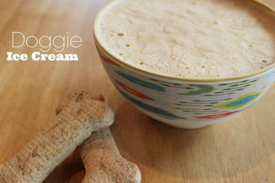 Homemade Doggie Ice Cream