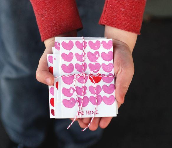 Easy Celery Print Valentines Easy Celery Print Valentines