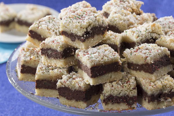 Snow-Topped Chocolate Bars