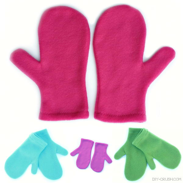 How to Make Fleece Mittens