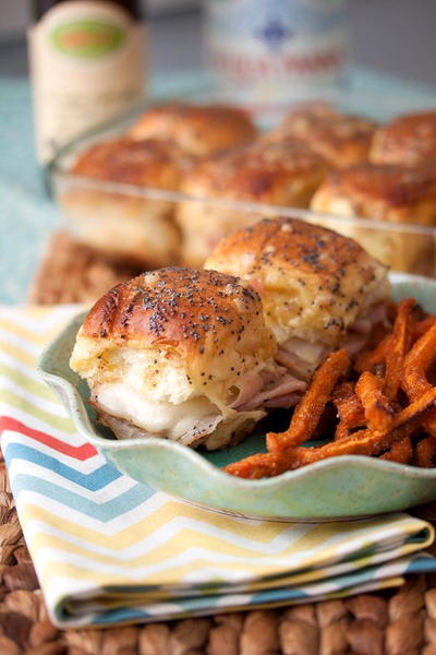 Hot Ham and Cheese Sliders