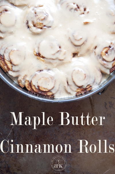 Maple Butter Cinnamon Rolls Maple Butter Cinnamon Rolls