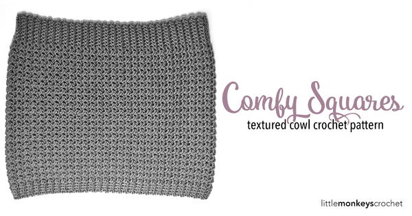 Comfy Squares Textured Cowl