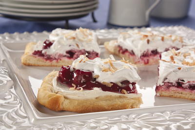 Layered Pineapple Cherry Squares