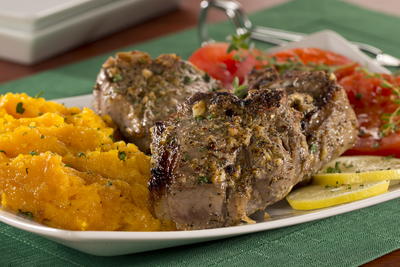 Lemon Dijon Lamb Chops