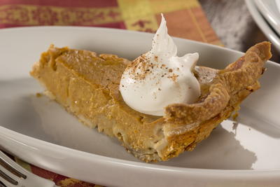 Lightened Up Pumpkin Pie