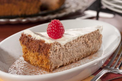 Lighter Chocolate Cheesecake