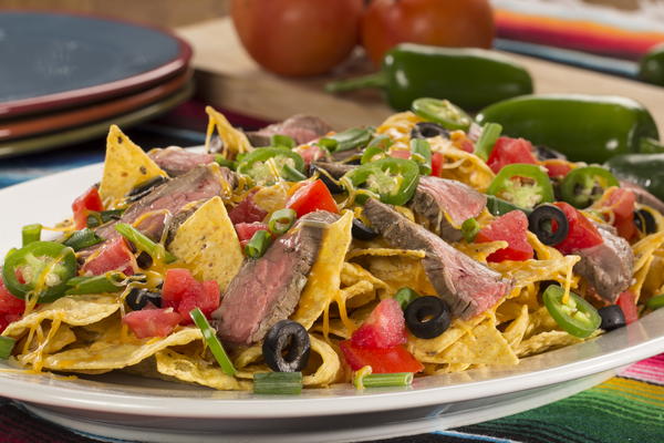 EDR Marinated Steak Nachos