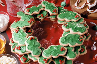 Layered Cookie Wreath