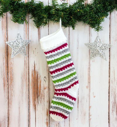 Classic Crochet Christmas Stocking Pattern