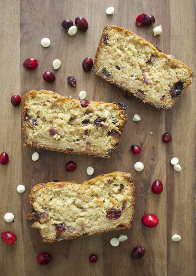 White Chocolate Cranberry Bread