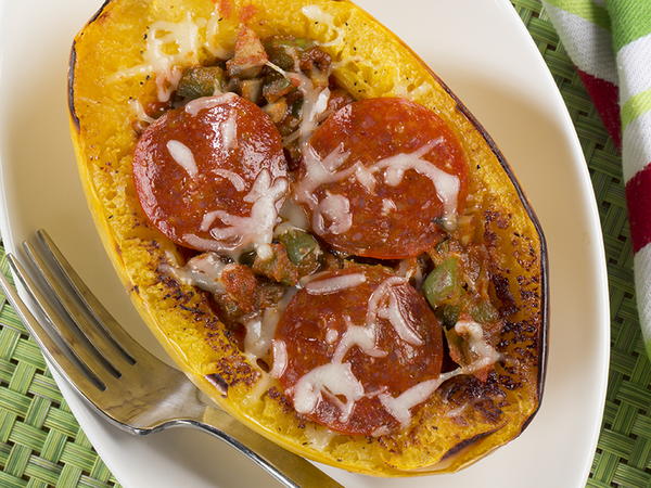 Patty's Pizza-Stuffed Squash