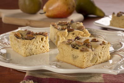 Pecan Pear Squares