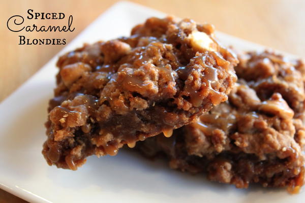 Spiced Caramel Blondies Spiced Caramel Blondies