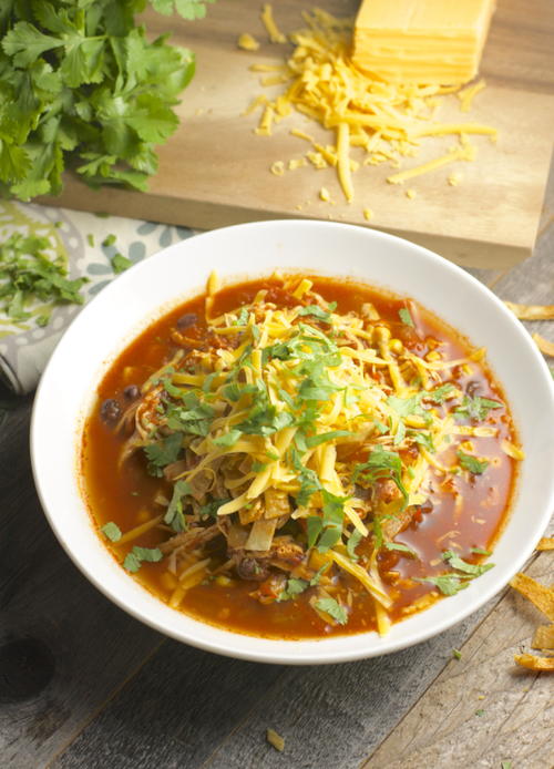 Best Slow Cooker Chicken Enchilada Soup Slow Cooker Chicken Enchilada Soup