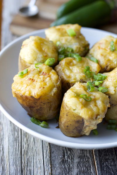 Chipotle Gouda Twice-Baked Potatoes Chipotle Gouda Twice-Baked Potatoes