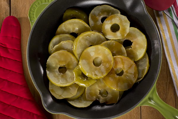 EDR Skillet Apples and Warm Maple Drizzle