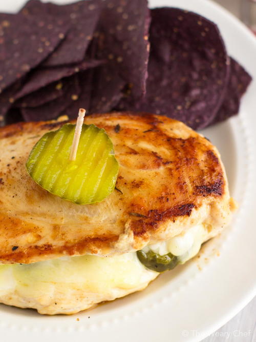 Cheesy Dill Pickle-Stuffed Chicken Cheesy Dill Pickle-Stuffed Chicken