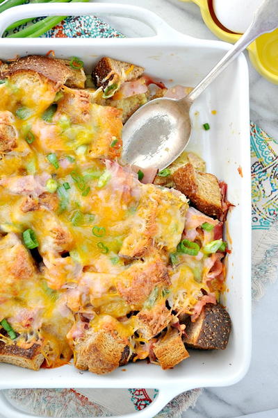 Easy Overnight Breakfast Strata Easy Overnight Breakfast Strata_2
