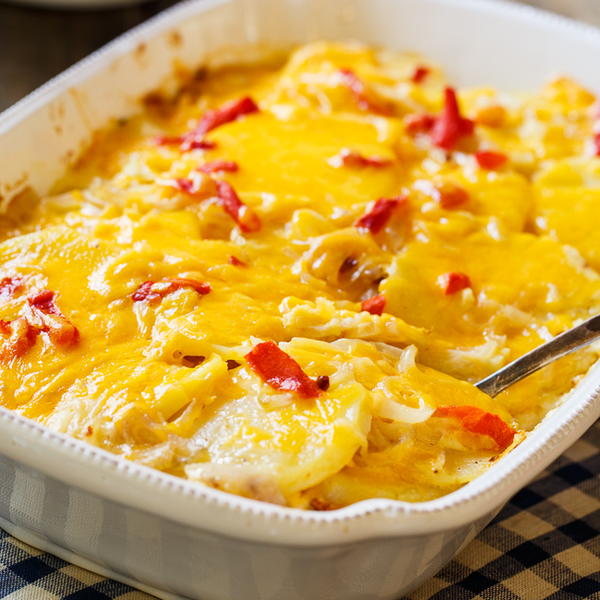 Southern Pimento Cheese Potato Gratin Southern Pimento Cheese Potato Gratin