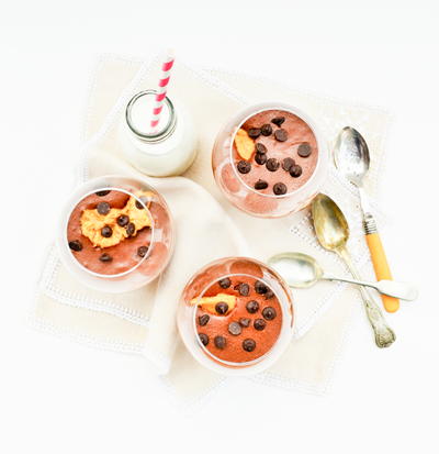 Dairy Free Chocolate Chip and Peanut Butter Mousse