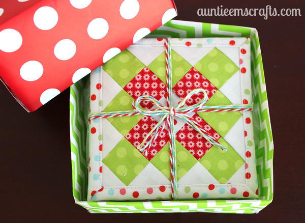 Mini Granny Square Ornament and Coaster Mini Granny Square Ornament and Coaster