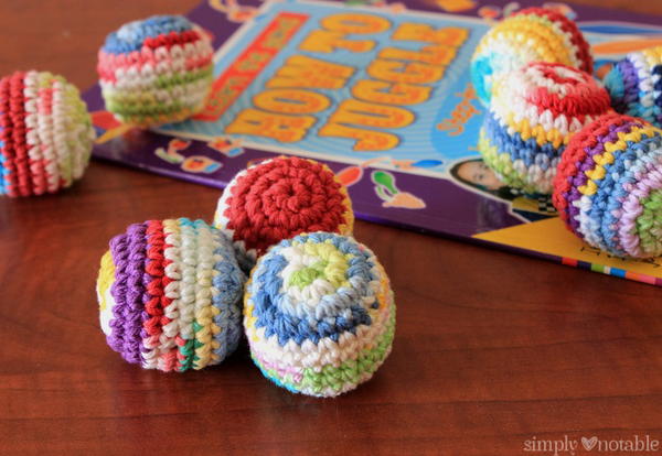 Crocheted Juggling Balls Crocheted Juggling Balls