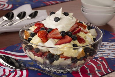 EDR Red White and Blue Trifle