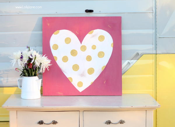 Glitter Heart Decor Sign Glitter Heart Decor Sign