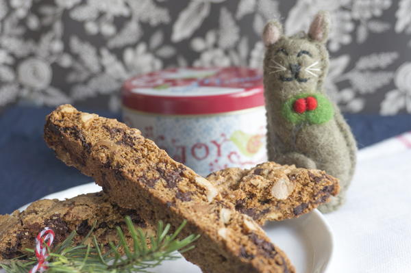 Dark Chocolate Hazelnut Biscotti Dark Chocolate Hazelnut Biscotti
