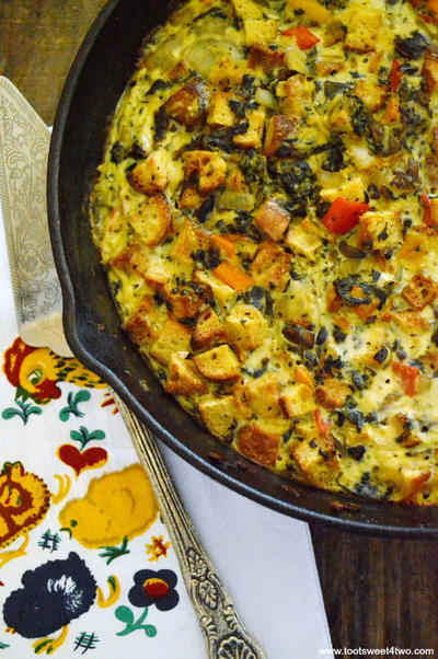 Cheesy Spinach Frittata