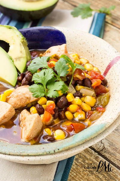 Healthy Slow Cooker Tex Mex Chicken Soup Healthy Slow Cooker Tex Mex Chicken Soup