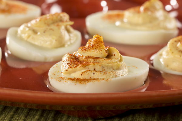 EDR Spicy Dijon Deviled Eggs
