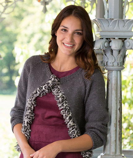 Glam Ruffled Cardigan Glam Ruffled Cardigan